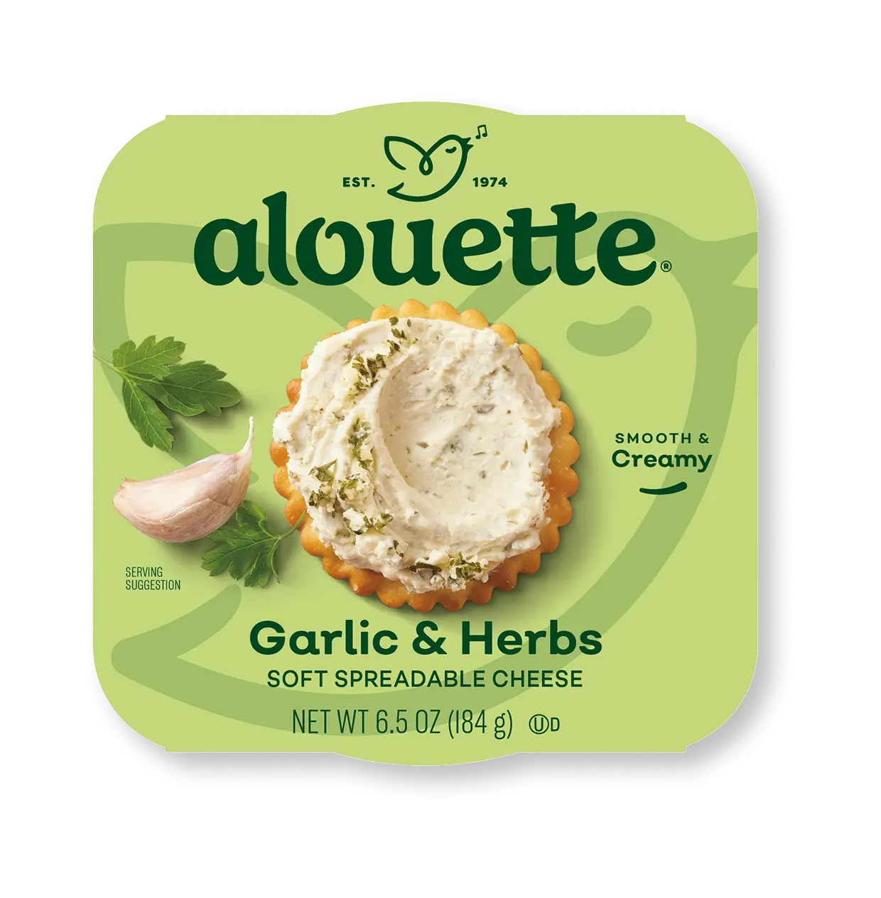 alouette garlic and herbs product